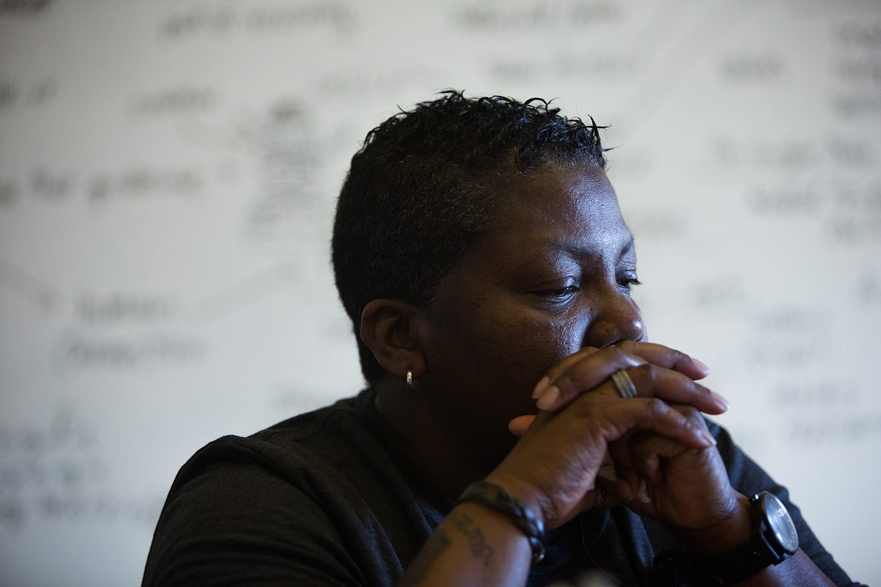 Portrait shoot of Victor and Monique for Touch Worldwide and Has Heart at Touch's office in Pioneer Square in Seattle, Friday, Jan 27, 2017.